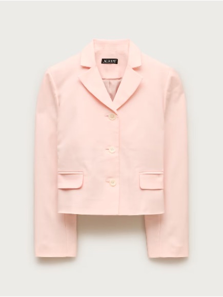 J.Crew Lenore Lady Blazer In Gramercy Linen Blend Cs657